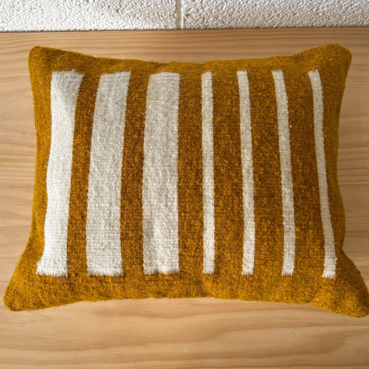 LOOM Imports Wool Gradient Stripe Pillow