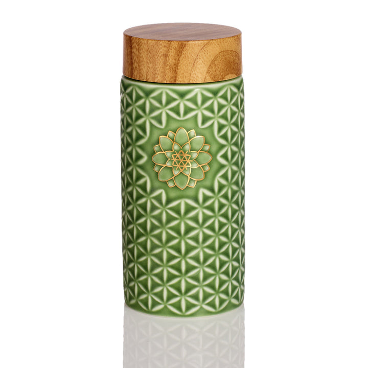 Flower of Life Travel Mug / Single Wall / 14 oz