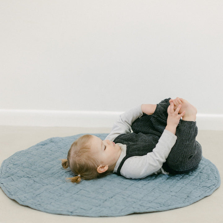 Quilted Play Mat - Denim