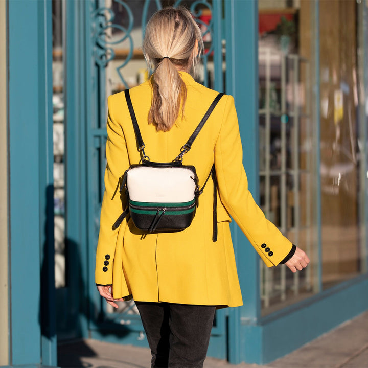 SUSU The Ashley Leather Backpack Purse