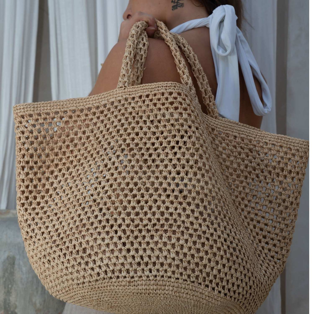 Cambia  Raffia Tote Bag