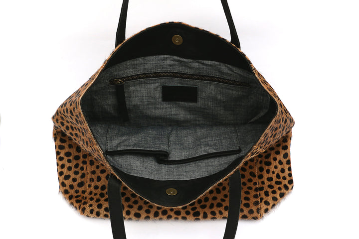 The Shopper Leopard Tote