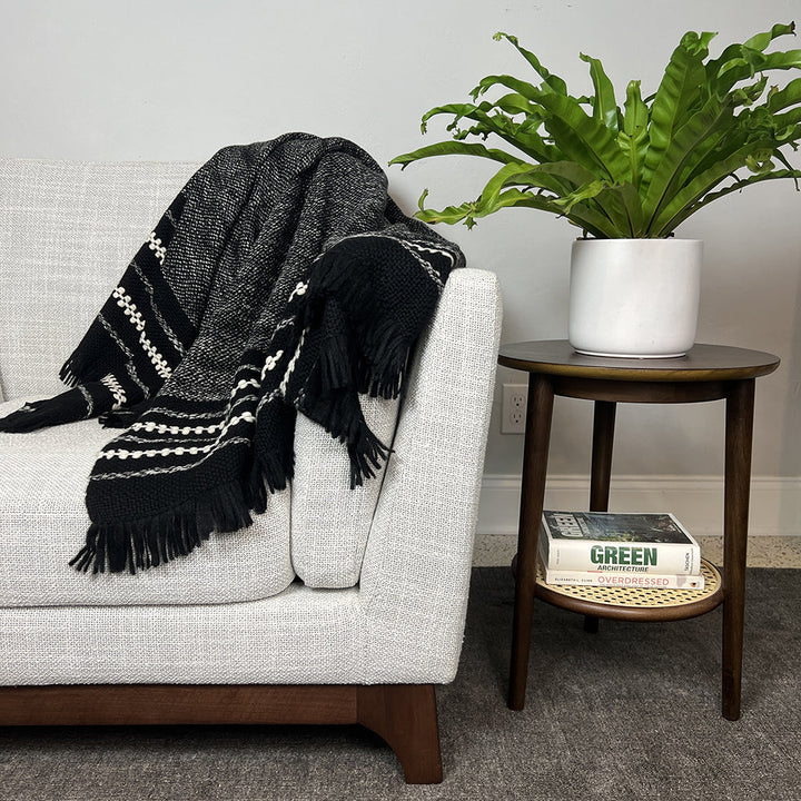 Chunky Cuzco Alpaca Throw by SLATE + SALT