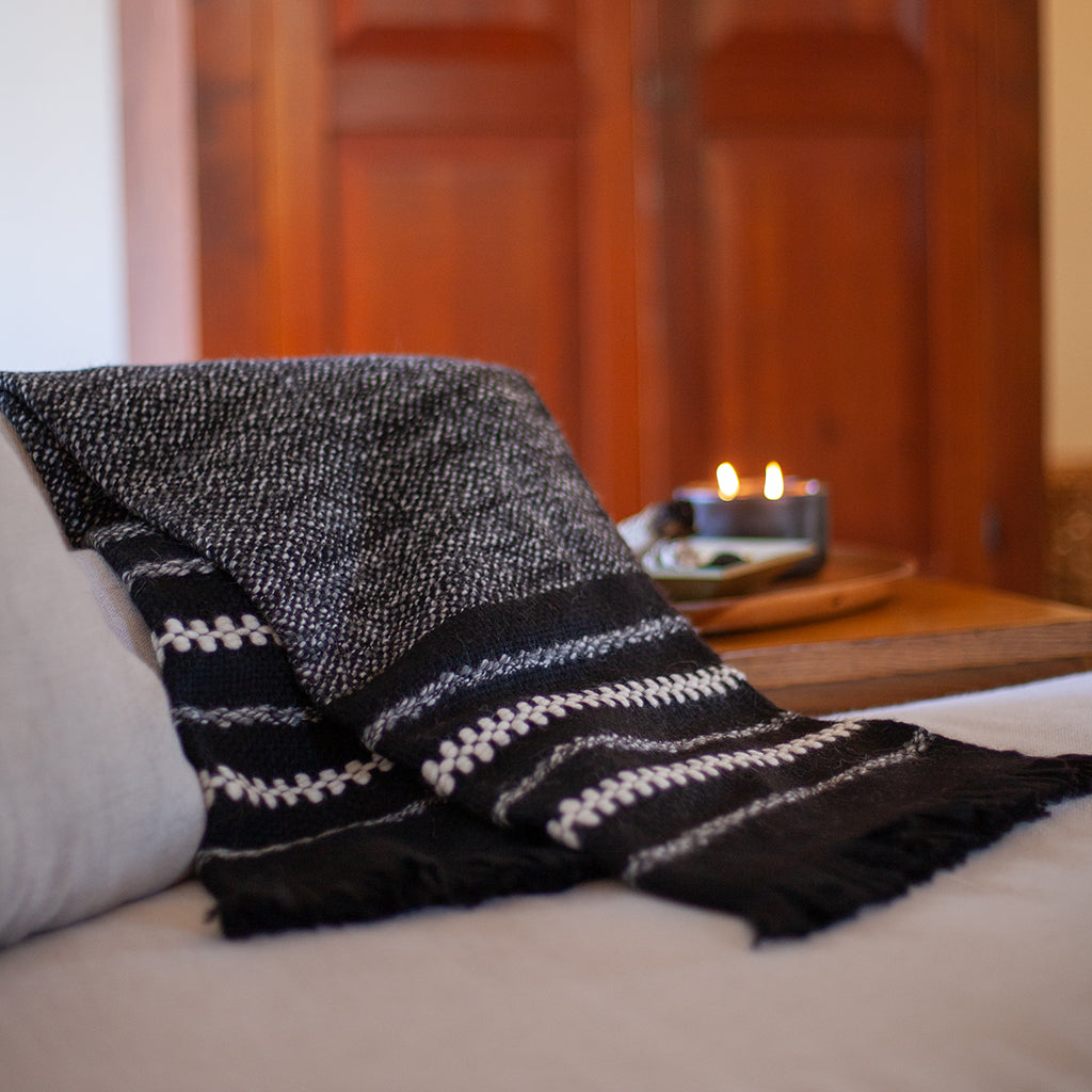 Chunky Cuzco Alpaca Throw by SLATE + SALT