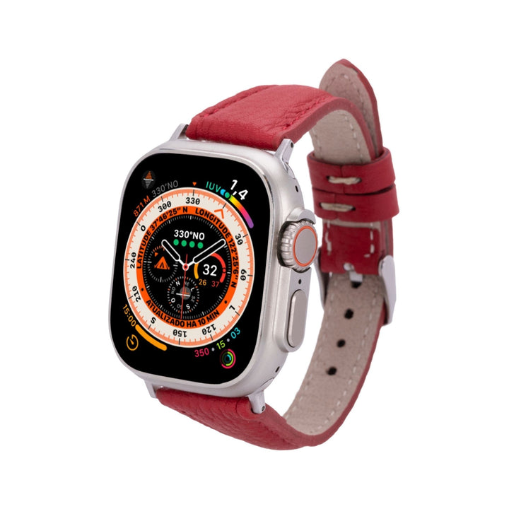 Buford Slim Leather Bands for Apple Watch 9, Ultra 2 & SE