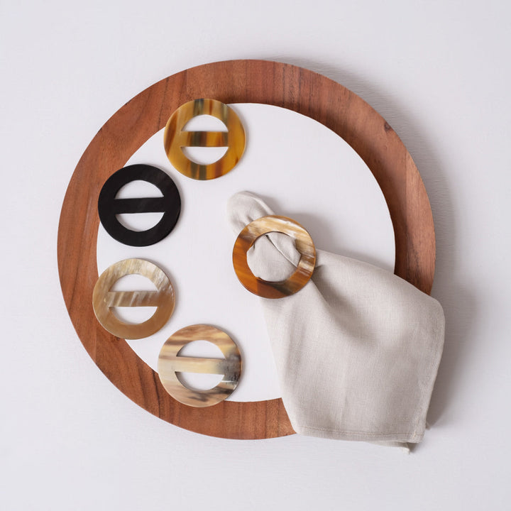 Horn Scarf Buckle & Napkin Ring