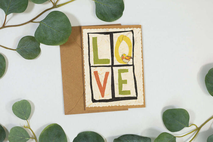 Banana Paper Anniversary/Love Cards