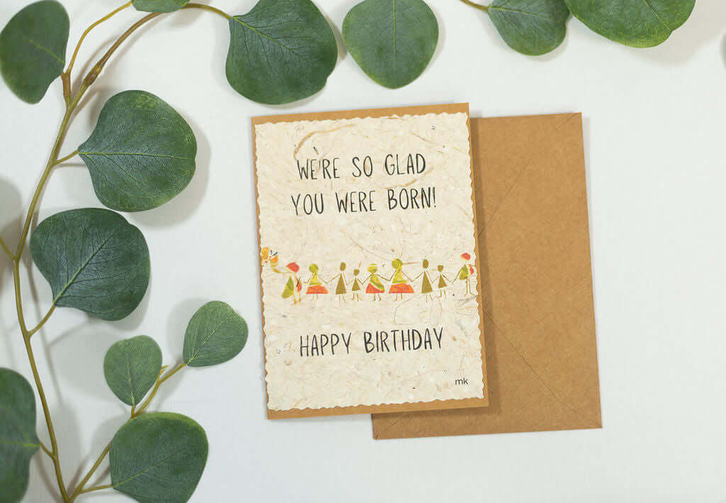 Banana Paper Birthday Cards