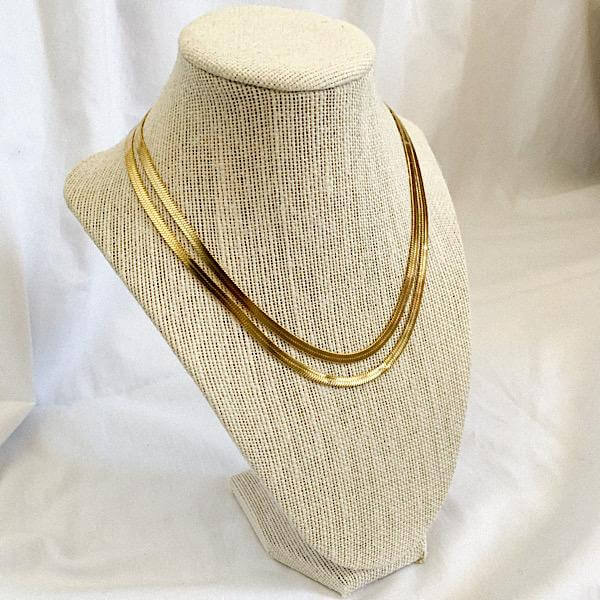 Cascade Herringbone Necklace