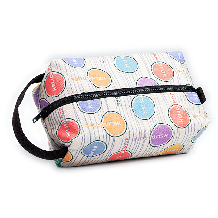 Heliotrope Logo Pattern Dopp Kit