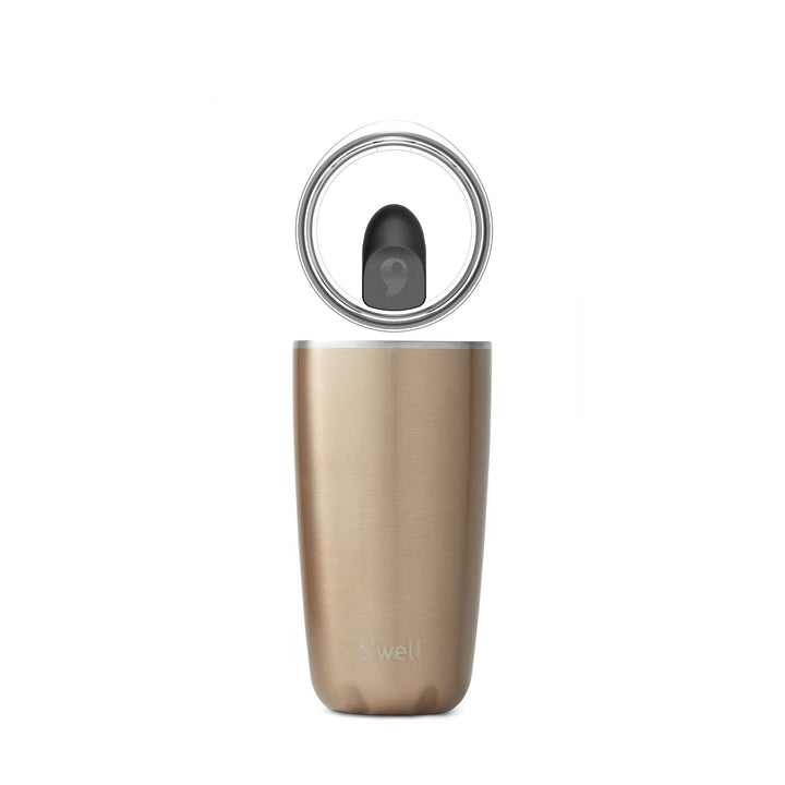 Stainless Steel Tumbler with Lid -  18 oz - Pyrite