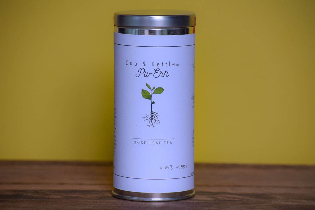 Black Pu-erh Tea 3 oz Tin