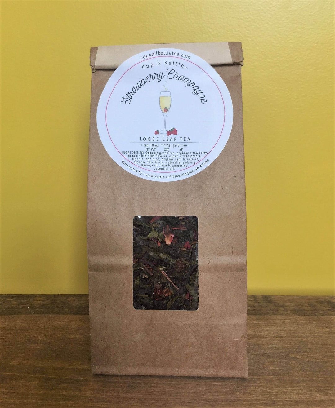 Strawberry Champagne Tea 3 oz Bag