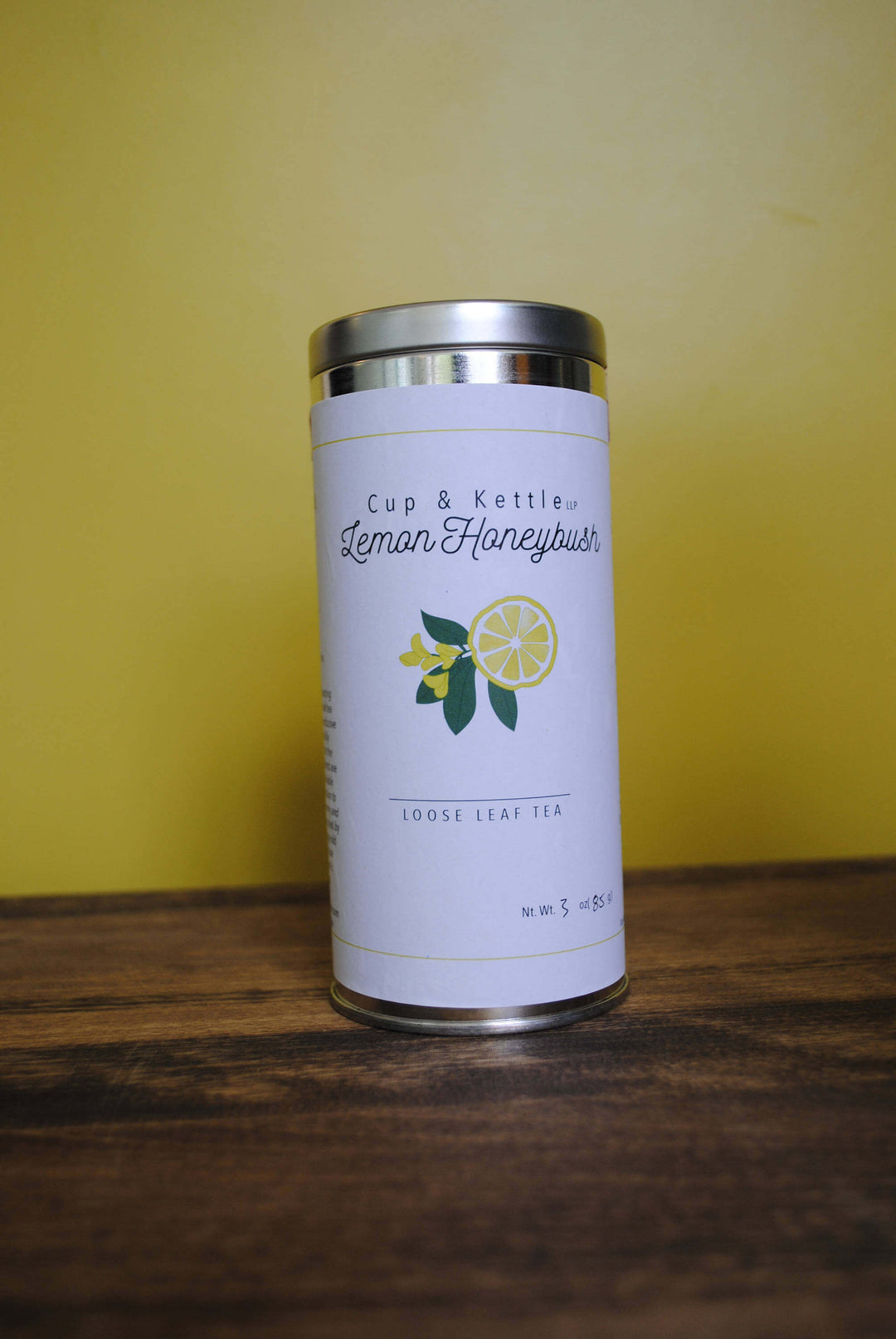 Lemon Honeybush Tea 3 oz Tin