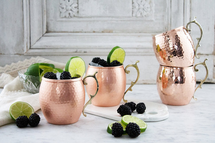 CMK Vintage Inspired Moscow Mule Mugs (Set of 4)