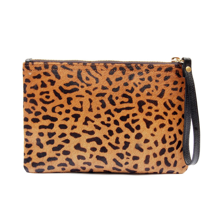 Leopard Wristlet Clutch