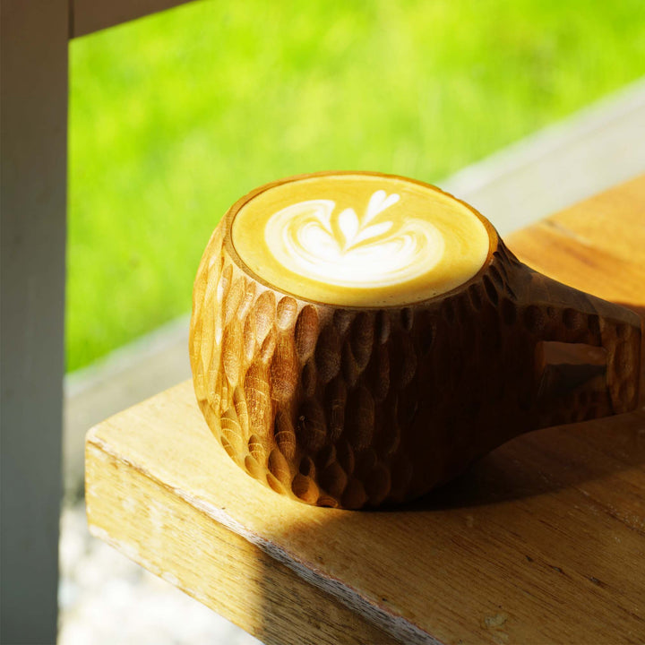 Small Size Teak Wood Cup, Mug, Glass, Wood, Wooden, Kuksa, Camping Gear