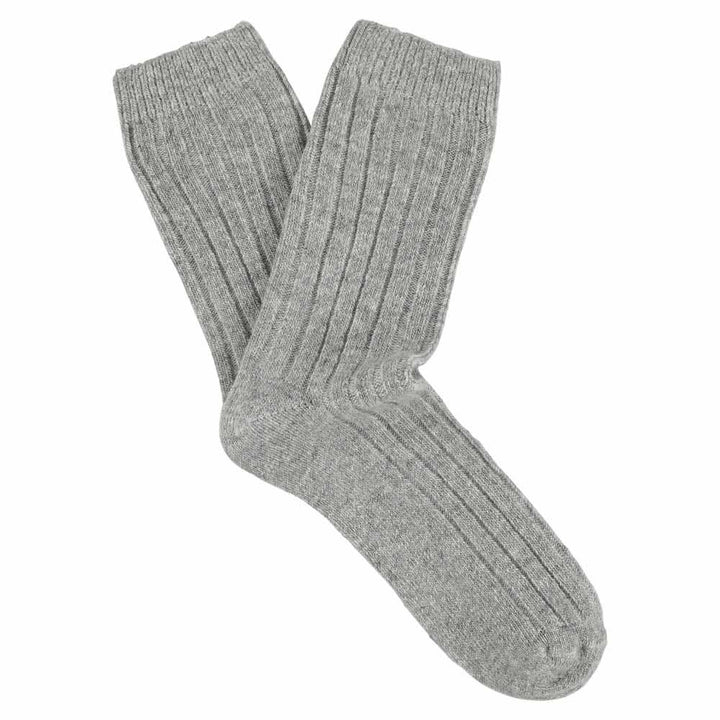 Light Grey Cashmere Socks