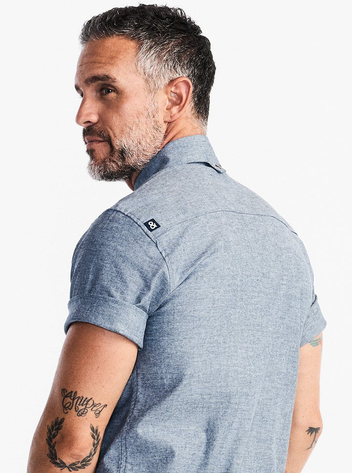 Short Sleeve Work Shirt - Indigo