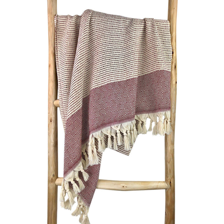 Diamond Stripe Turkish Towel