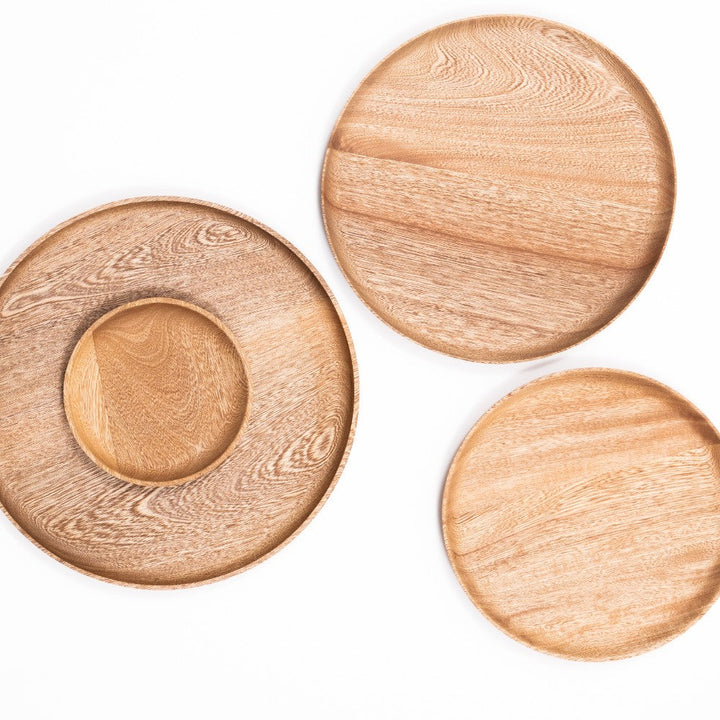 Rosa Morada Wooden Small Plate