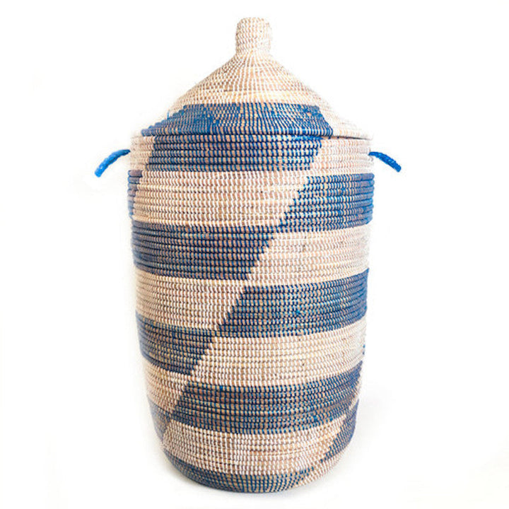 Large Storage Basket - Blue Stripe