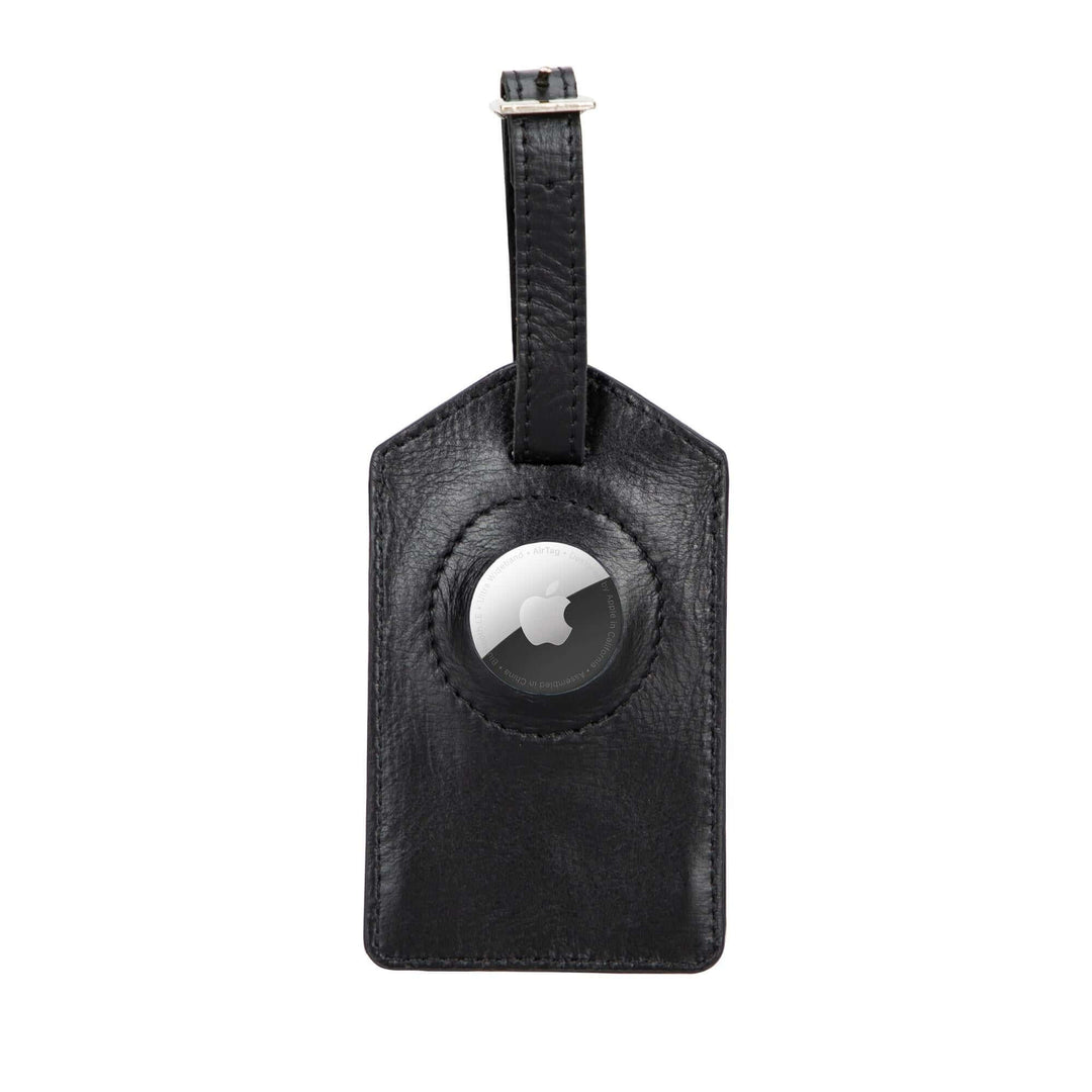 Estes Genuine Leather Luggage Tag with AirTag Slot