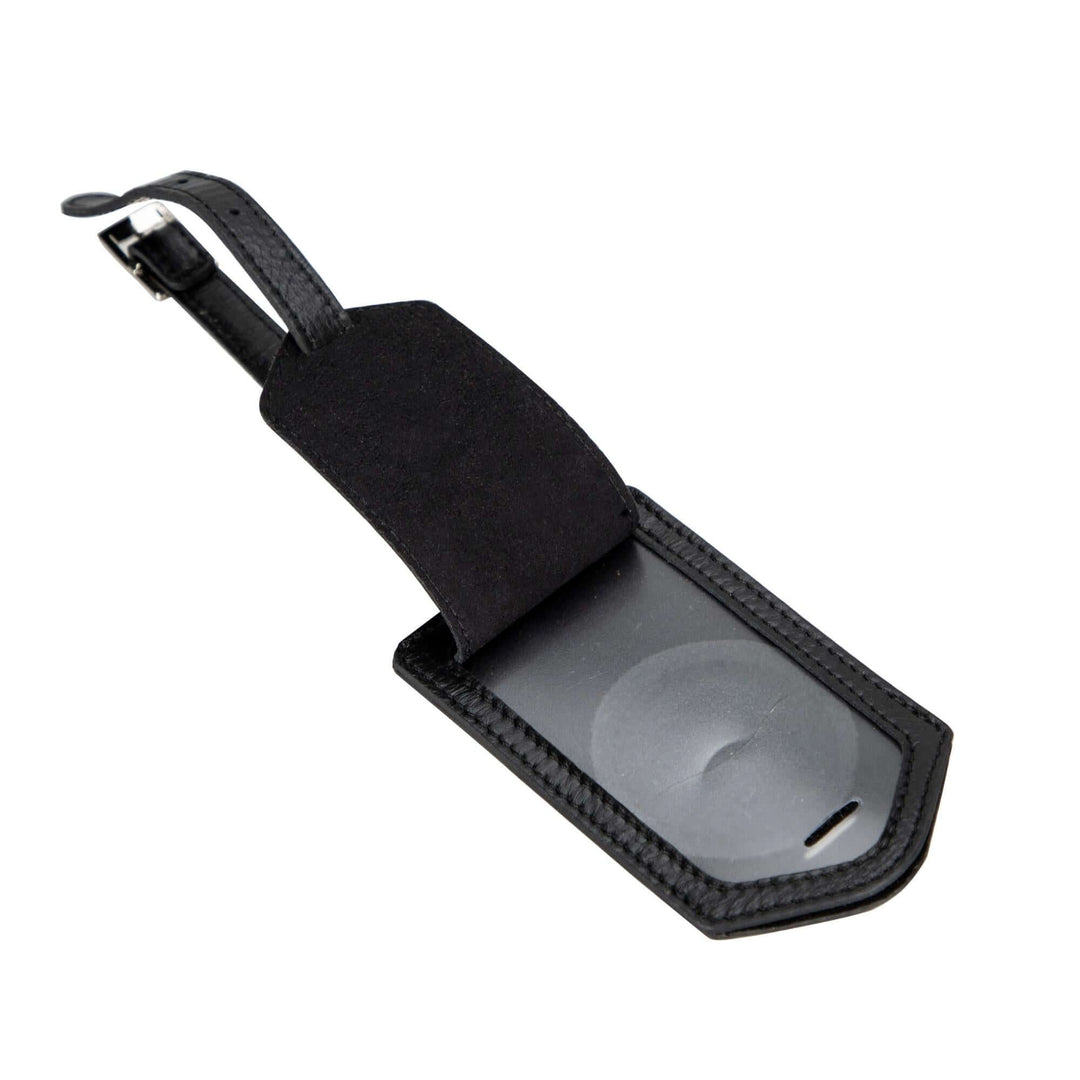 Estes Genuine Leather Luggage Tag with AirTag Slot