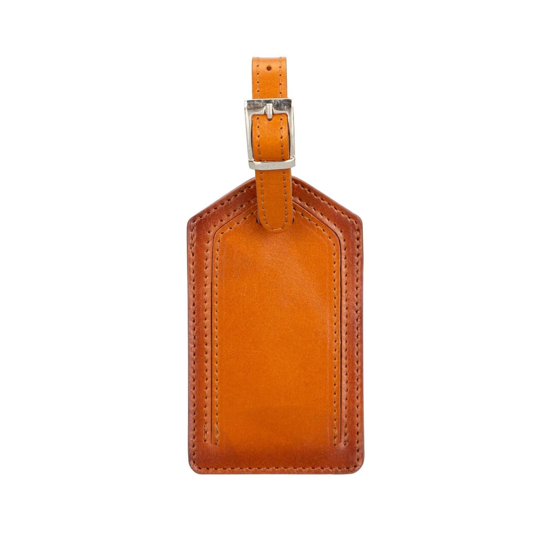 Estes Genuine Leather Luggage Tag with AirTag Slot