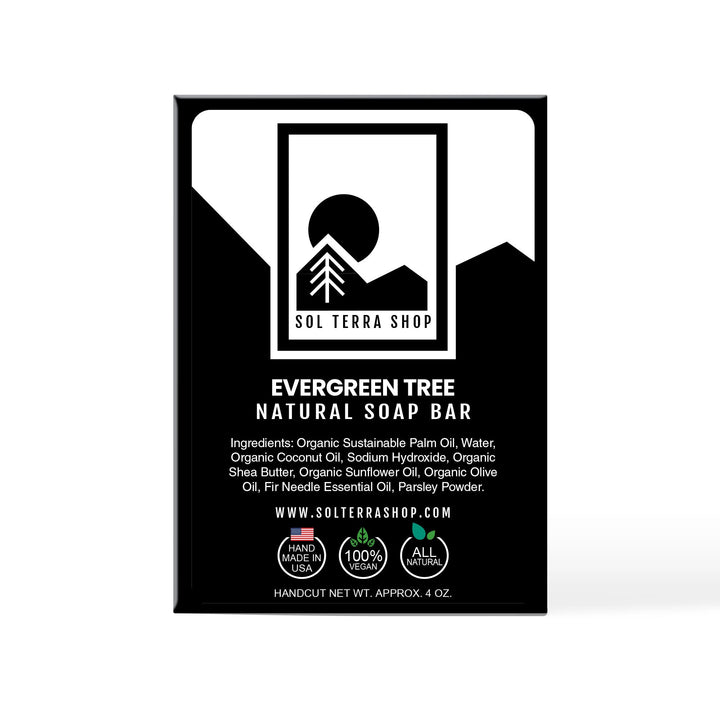 Natural Soap Bar Evergreen Tree