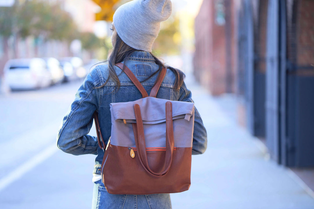 Greenpoint Backpack Tote with Luggage Sleeve