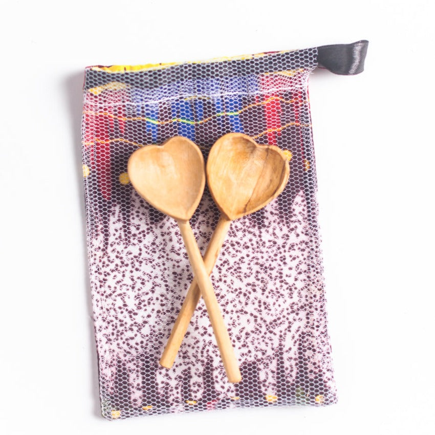 Heart Teaspoons - set of 2