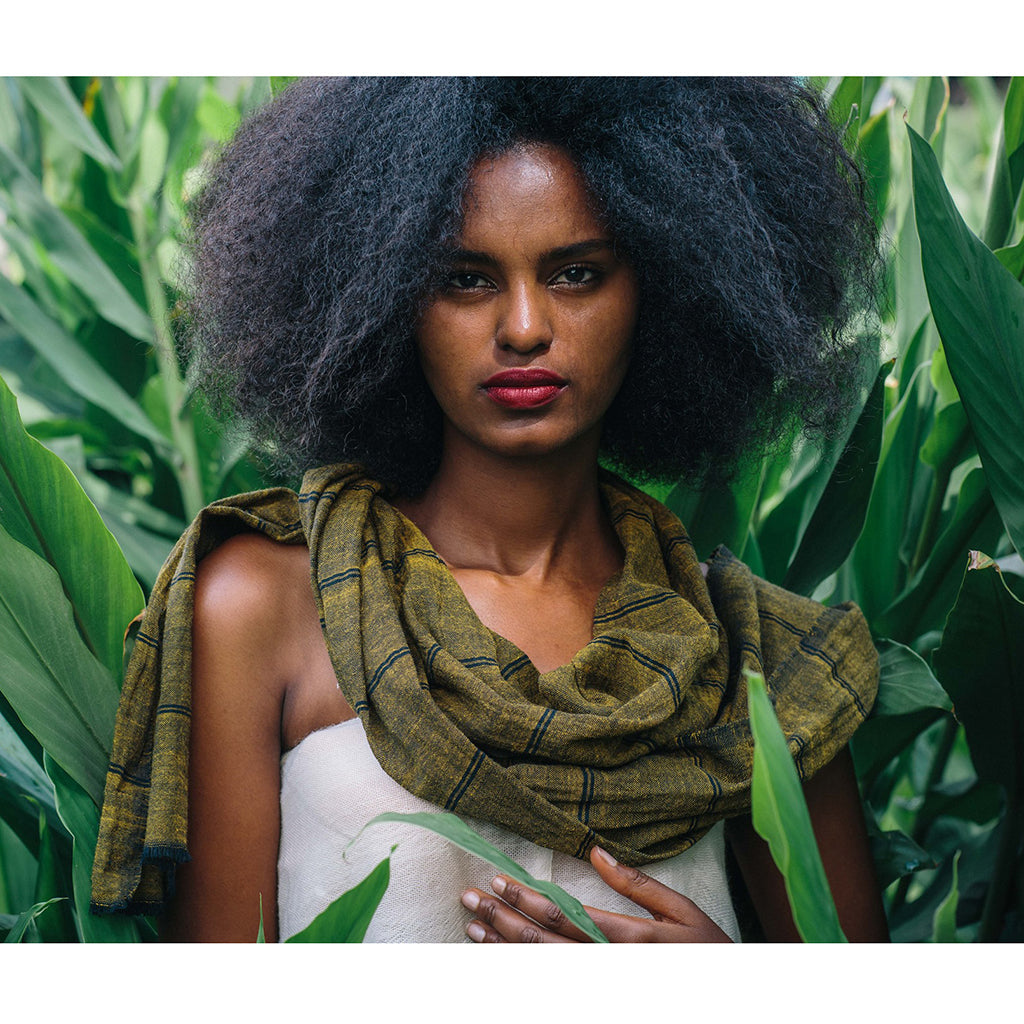 Earthy Striped Scarf