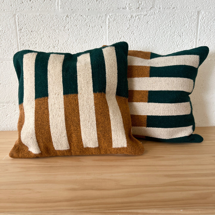 LOOM Imports Wool Tri Colored Pillow Nº2