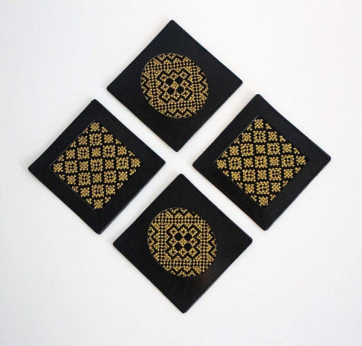 Dalia Coasters - Gold