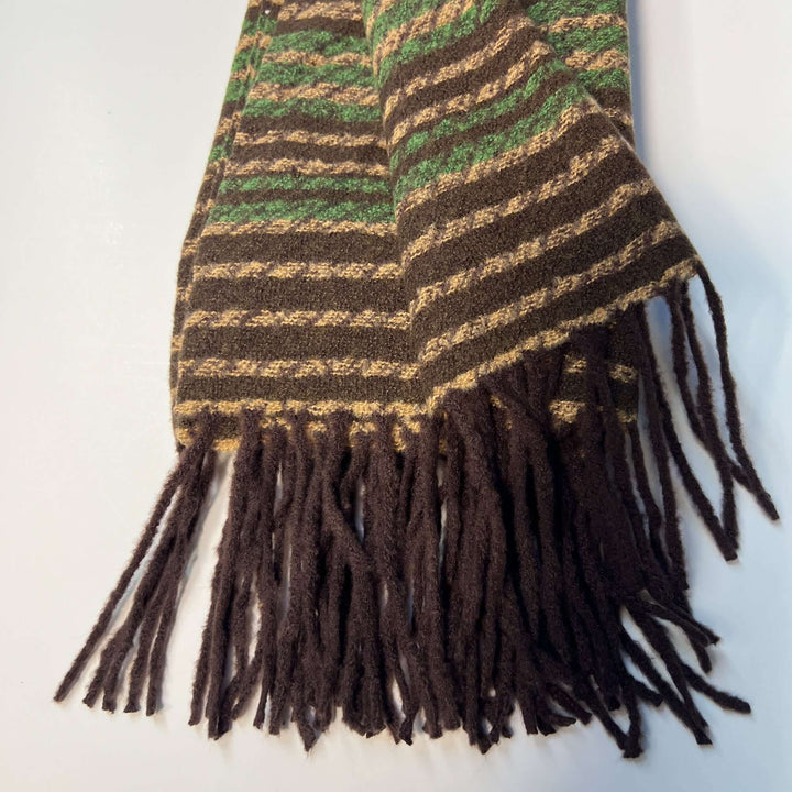 Brown Green Scarf