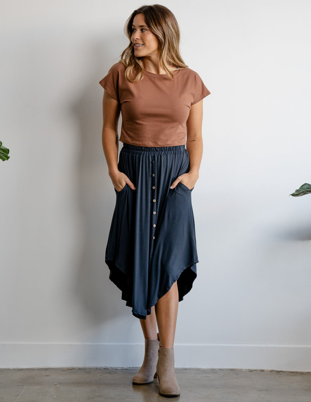 Gwendolyn Midi Skirt by Sozy