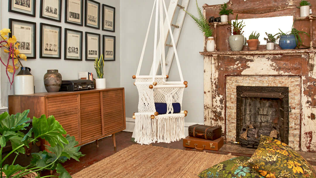 Macrame Toddler Swing