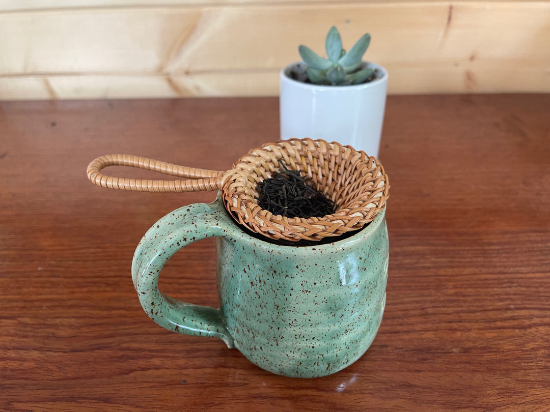 Woven Wood Tea Strainer