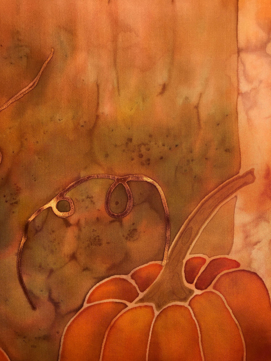 “Autumn Celebration” - Silk Wall-hanging - $125