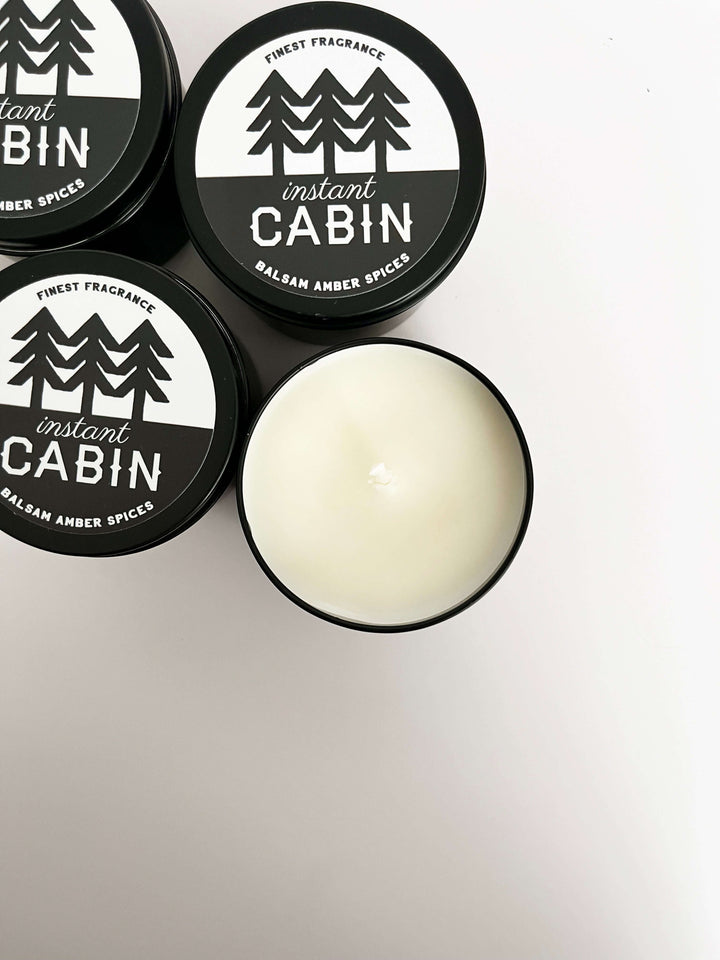 Instant Cabin Scented Candle Tin