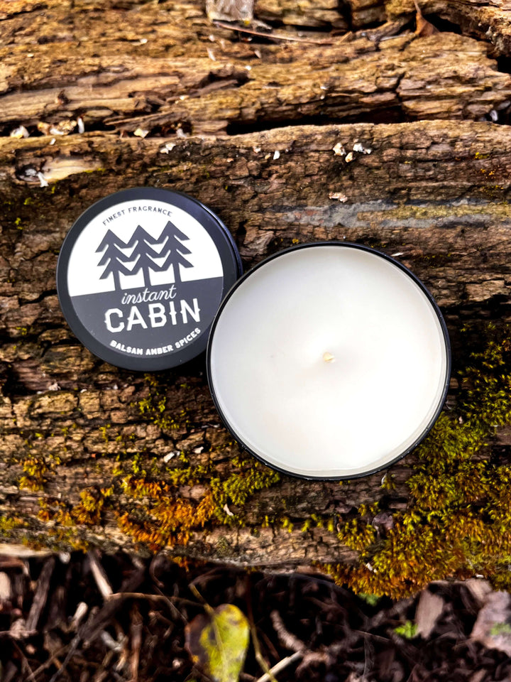 Instant Cabin Scented Candle Tin