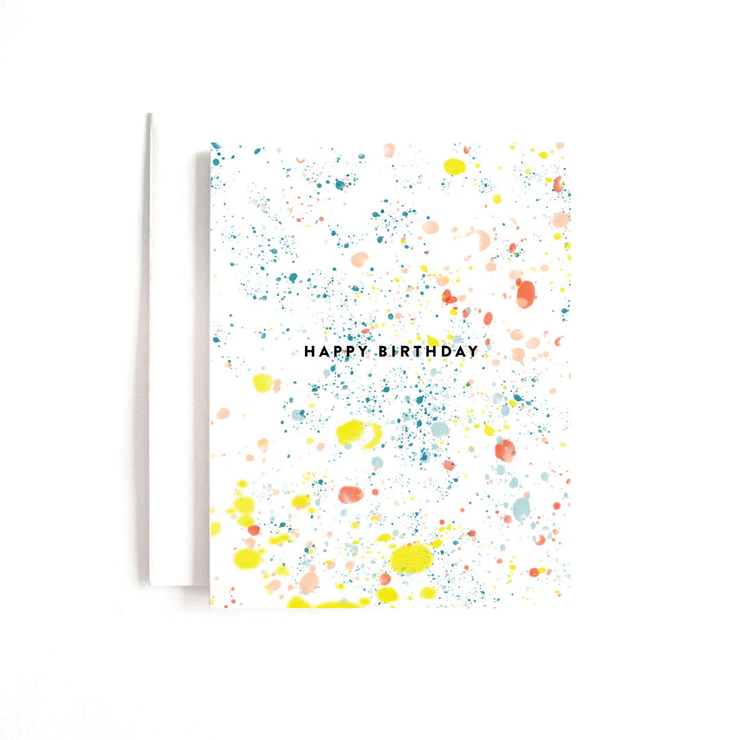 BDAY SPLATTER CARD