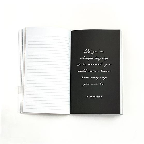 Black & White Pattern Journal