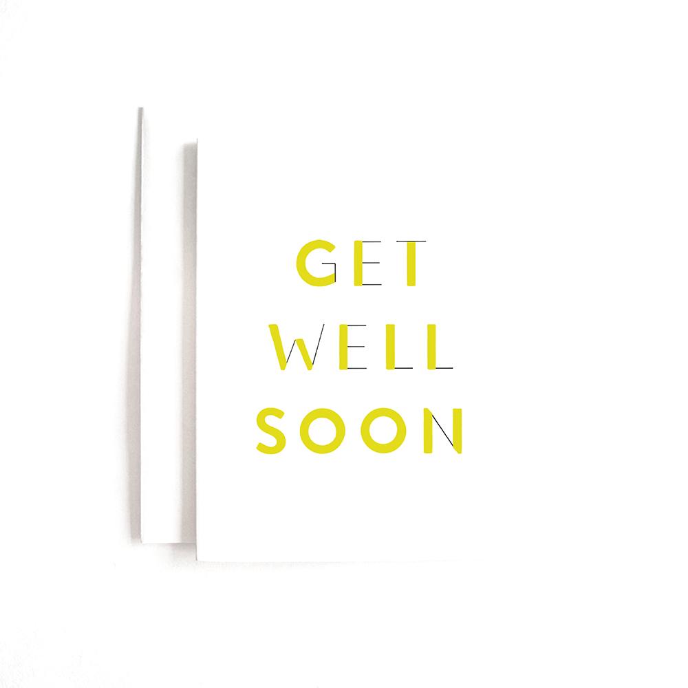 GET WELL SOON CARD