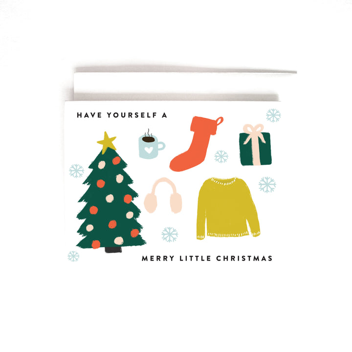 Merry Little Xmas Boxed Set of 8 Cards