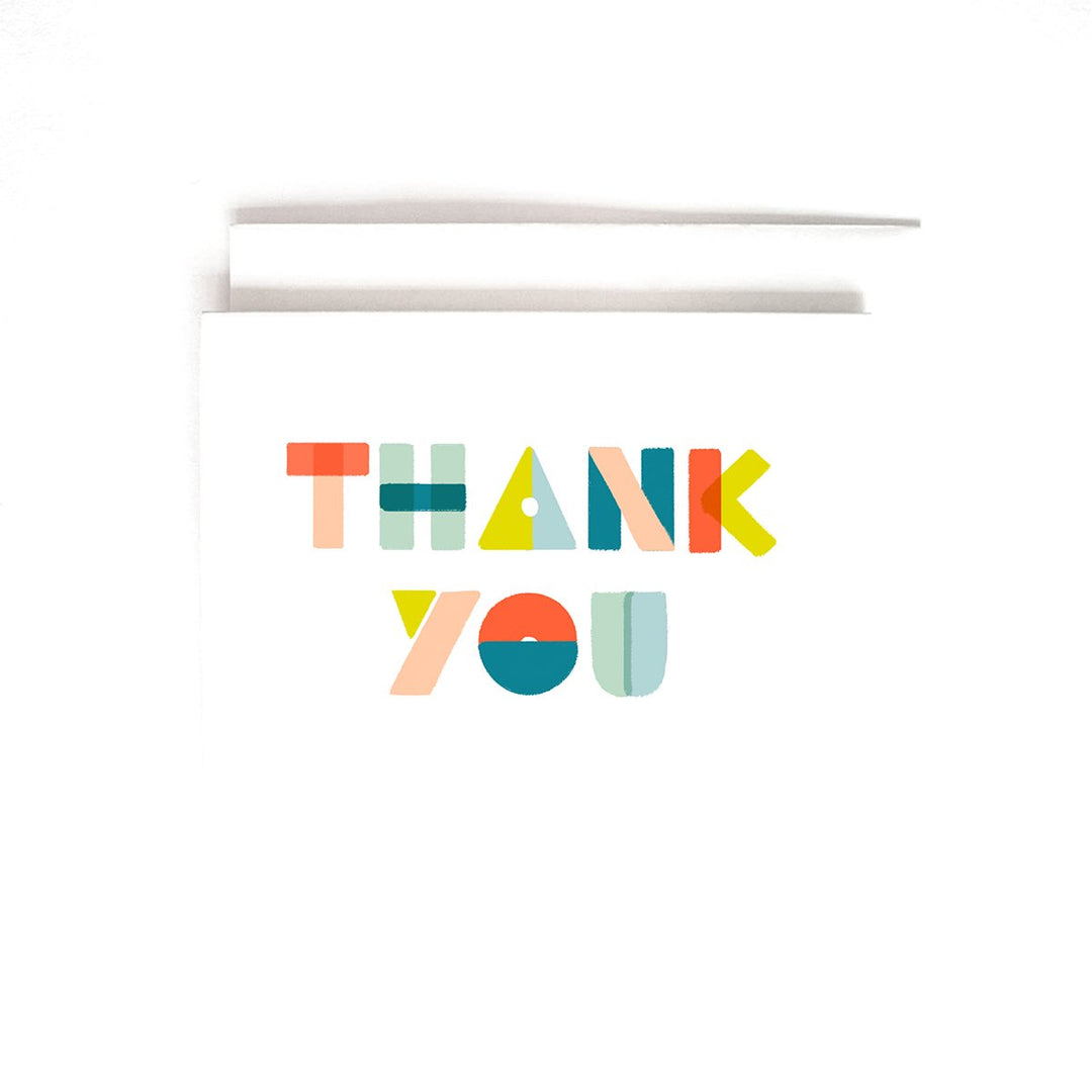 Thank You Shapes Boxed Set of 8 Cards