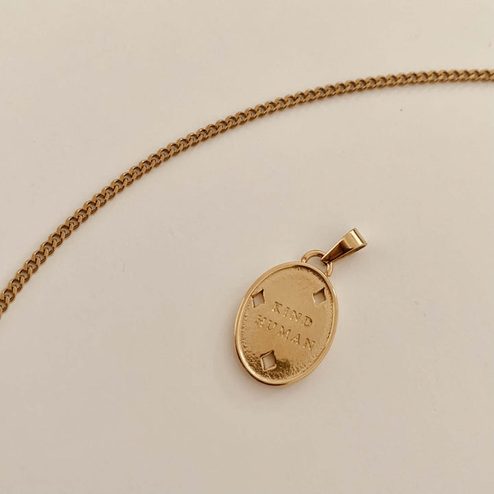 Kind Human Necklace- Gold