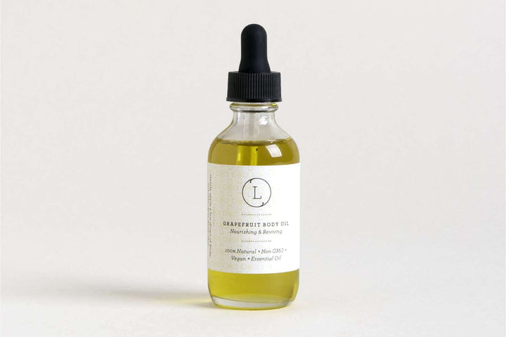 Natural Body Oil, Grapefruit Moisturizing Body Oil