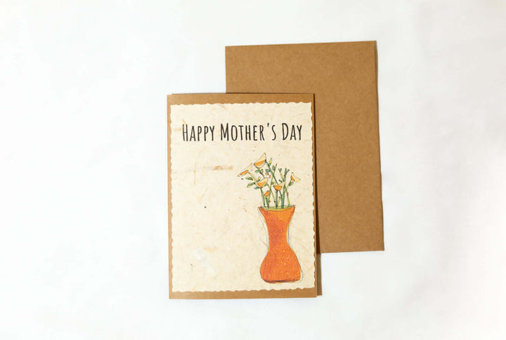 Banana Paper Mother's Day Cards